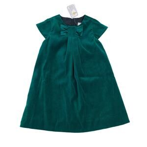 NWT Florence Eiseman Size 6 Green Velvet Dress